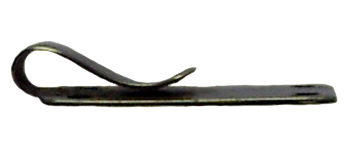 Agrafe en inox, profil. Agrafe en inox, profil.