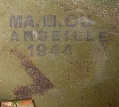 Manufacture des métaux ouvrés, Marseille 1944. Manufacture des métaux ouvrés, Marseille 1944.