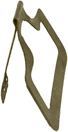 Lame ressort, profil. Lame ressort, profil.