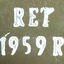 Marquage de rénovation. Marquage de rénovation.