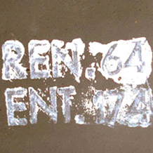 Marquage de rénovation ENT 174. Marquage de rénovation ENT 174.