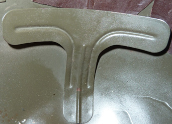 Patte en forme de T. Patte en forme de T.