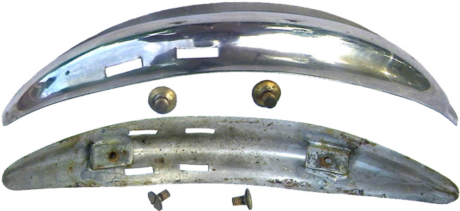 Cimier chromé pour CRS et vis de fixation. Cimier chromé pour CRS et vis de fixation.