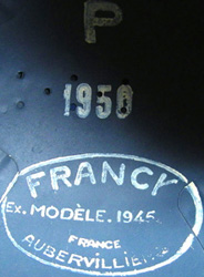 Version armée de l'air, taille P, 1950. Version armée de l'air, taille P, 1950.