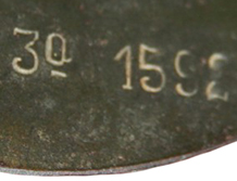 Numéro de lot d'acier observé en 1937. Numéro de lot d'acier observé en 1937.
